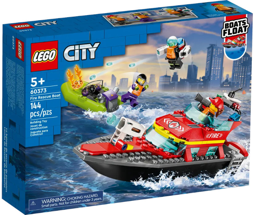 LEGO City Fire Barca di soccorso antincendio 60373